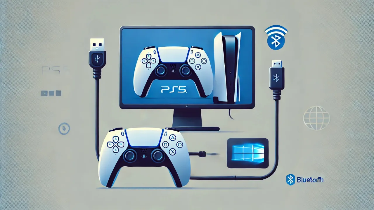 How To Connect Ps5 Controller To PC.